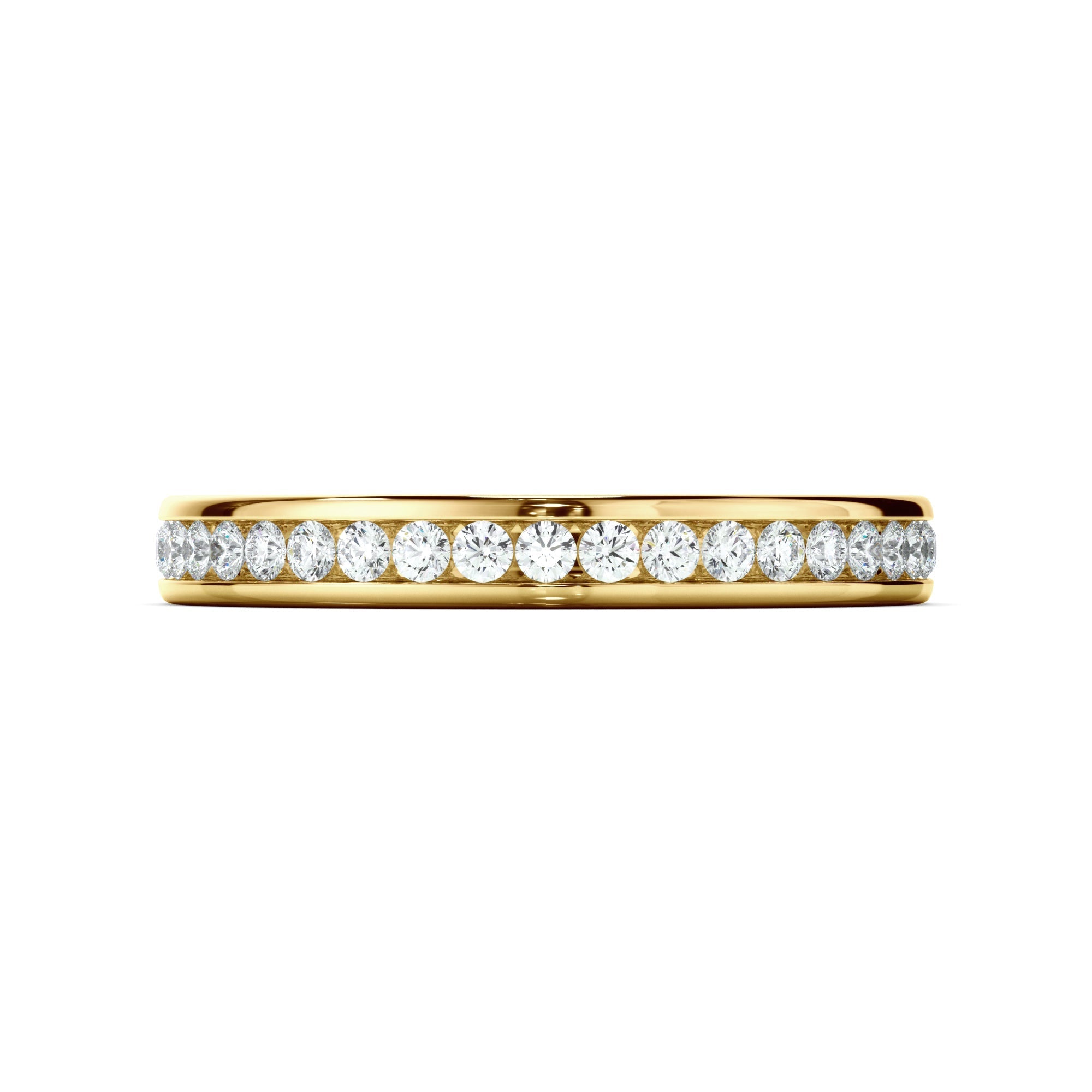 Diamond Channel Set Eternity Wedding Ring