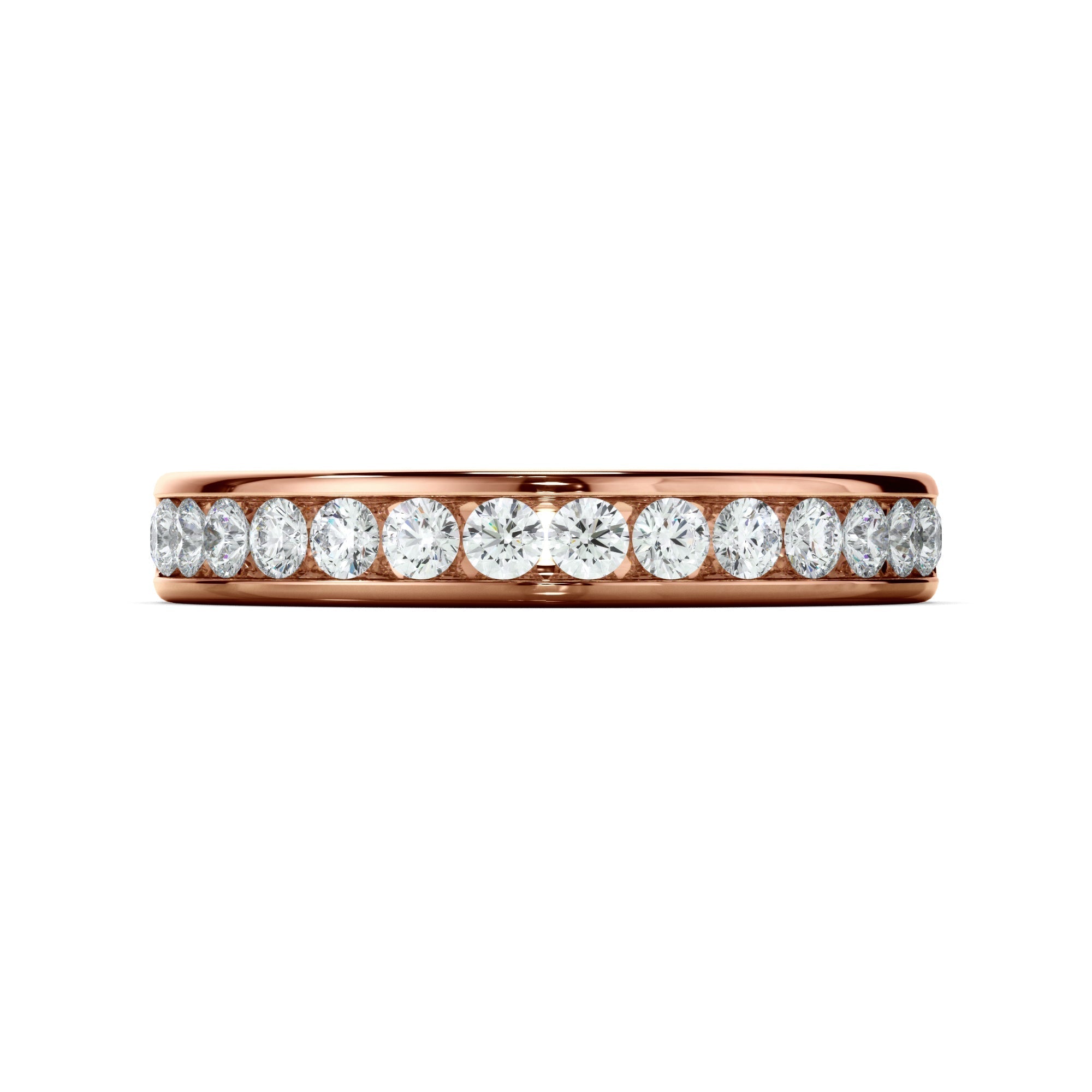 Diamond Channel Set Wedding Ring