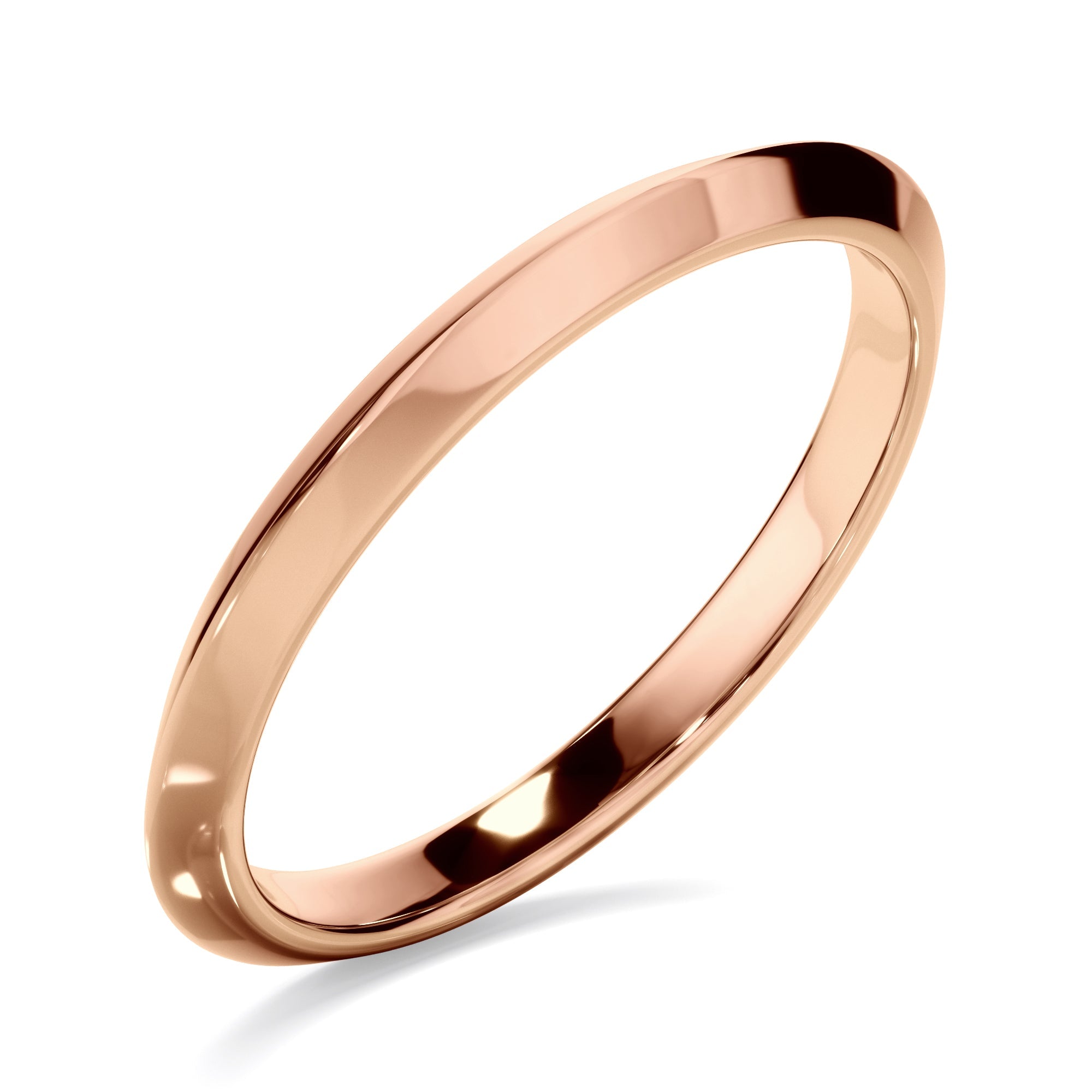 Plain Knife Edge Wedding Ring